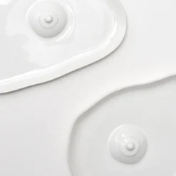 Anissa Kermiche Maison<Assiettes Tatas (Blanc Brillant)