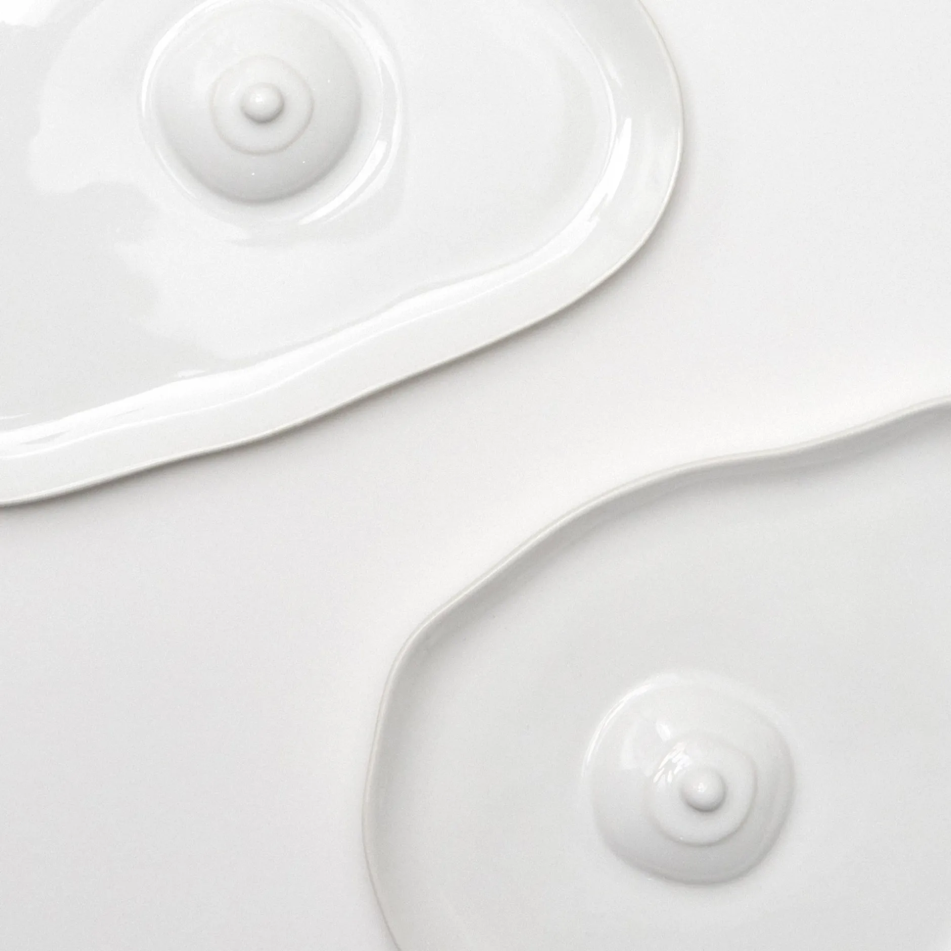 Anissa Kermiche Maison<Assiettes Tatas (Blanc Brillant)