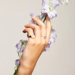 Anissa Kermiche Anneaux<Bague Amethyste Carree