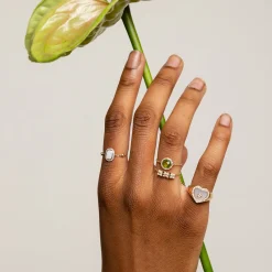 Anissa Kermiche Anneaux<Bague Opale Carree