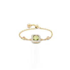 Anissa Kermiche Anneaux<Bague Peridot Carree