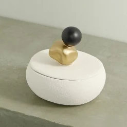 Anissa Kermiche Maison<Boite A Bijoux (Blanc, Or, Noir)