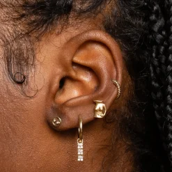 Anissa Kermiche Des Boucles D'Oreilles<Boucle D'Oreille Trio Bronte Dore