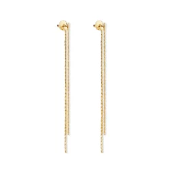 Anissa Kermiche Des Boucles D'Oreilles<Boucles D'Oreilles A Pampilles A Deux Lignes