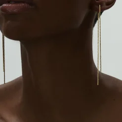 Anissa Kermiche Des Boucles D'Oreilles<Boucles D'Oreilles A Pampilles A Deux Lignes