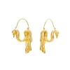 Anissa Kermiche Des Boucles D'Oreilles<Boucles D'Oreilles Drapees Pendantes (Or)