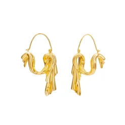 Anissa Kermiche Des Boucles D'Oreilles<Boucles D'Oreilles Drapees Pendantes (Or)