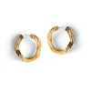 Anissa Kermiche Des Boucles D'Oreilles<Boucles D'Oreilles Ecorce Doree