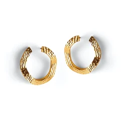 Anissa Kermiche Des Boucles D'Oreilles<Boucles D'Oreilles Ecorce Doree