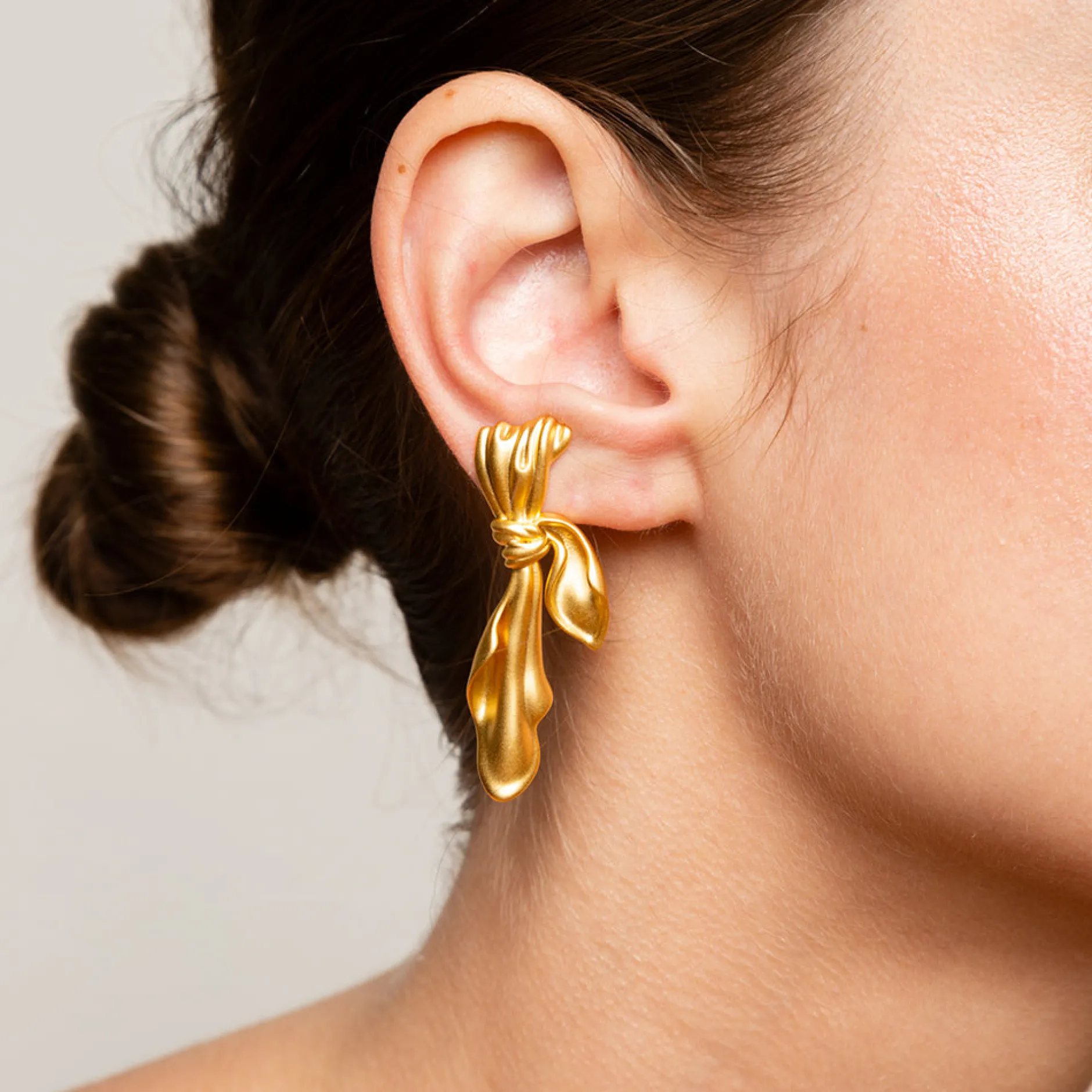 Anissa Kermiche Des Boucles D'Oreilles<Boucles D'Oreilles En Tissu Dore (Or)
