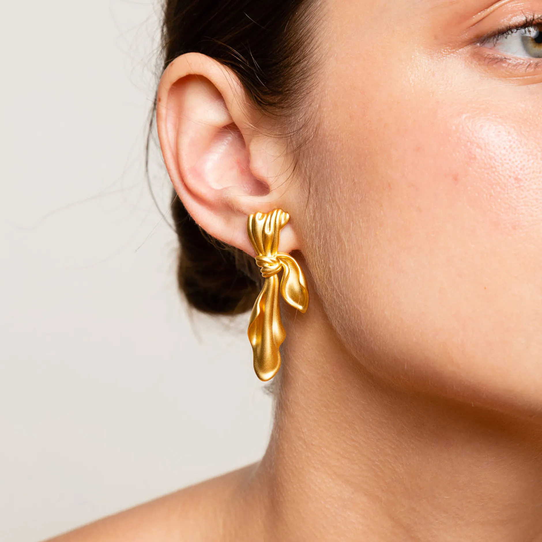 Anissa Kermiche Des Boucles D'Oreilles<Boucles D'Oreilles En Tissu Dore (Or)