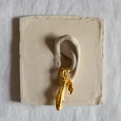 Anissa Kermiche Des Boucles D'Oreilles<Boucles D'Oreilles En Tissu Dore (Or)