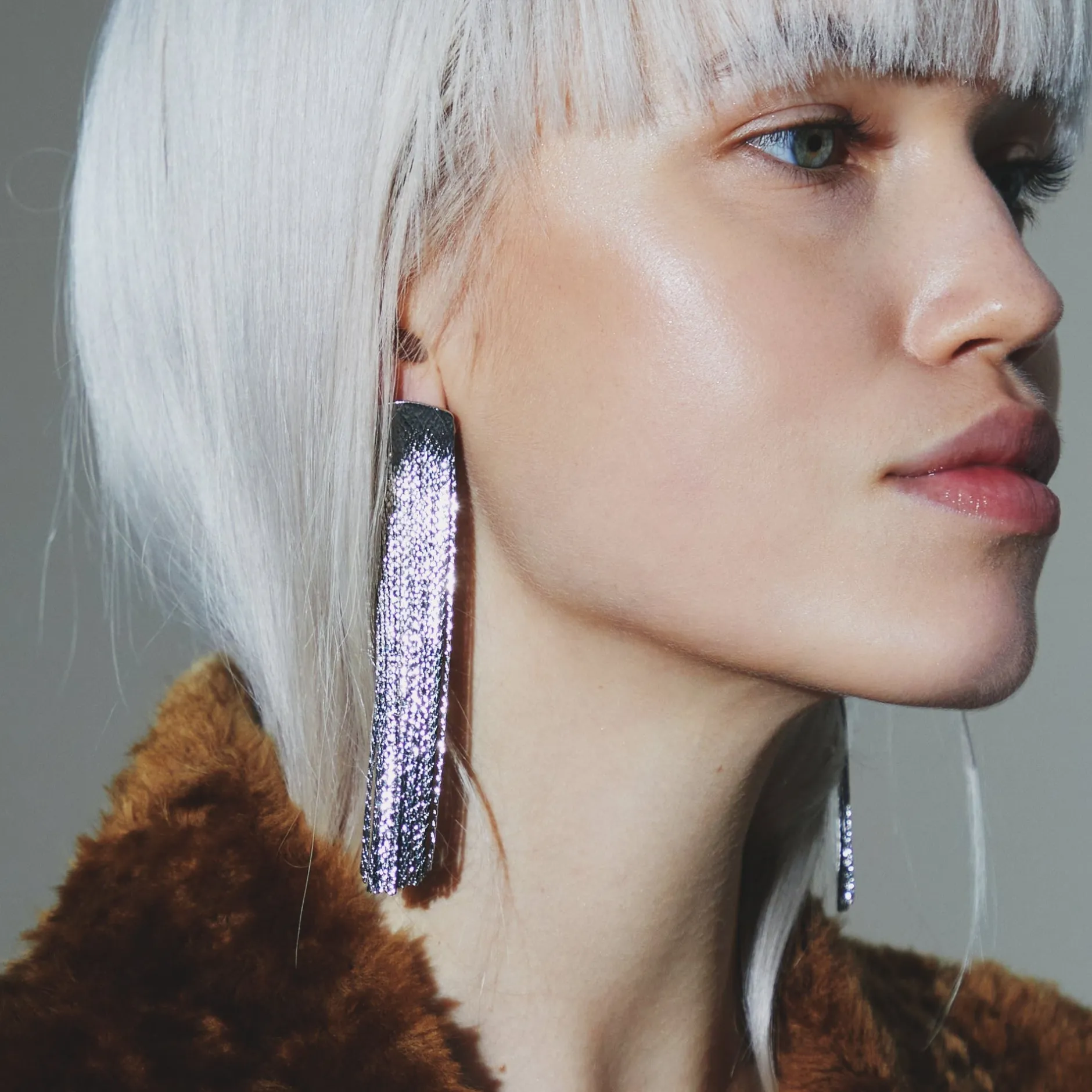 Anissa Kermiche Des Boucles D'Oreilles<Boucles D'Oreilles Grand Fil (Argent)