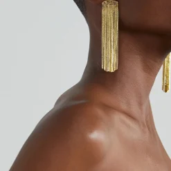 Anissa Kermiche Des Boucles D'Oreilles<Boucles D'Oreilles Grand Fil (Or)