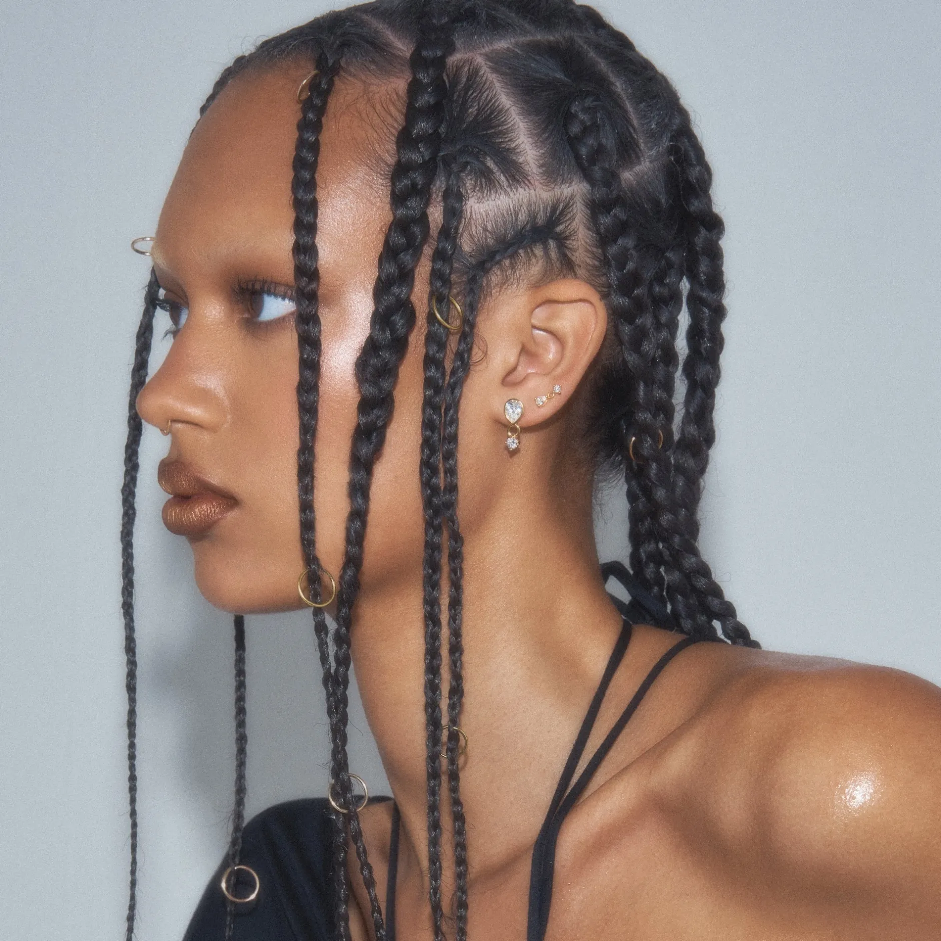 Anissa Kermiche Des Boucles D'Oreilles<Boucles D'Oreilles Grande Gemme