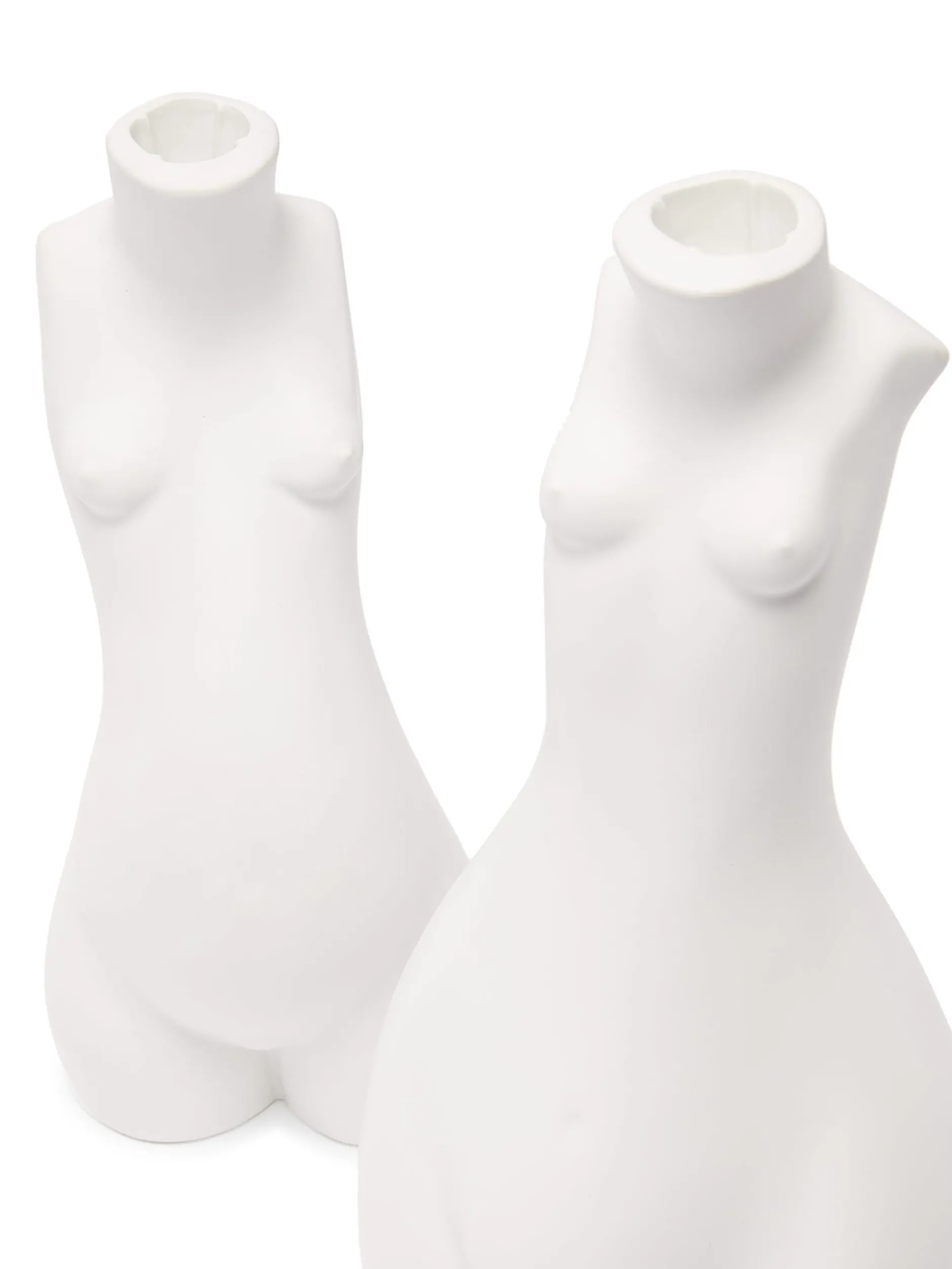 Anissa Kermiche Maison<Bougeoir Tit For Tat Court (Blanc Mat)