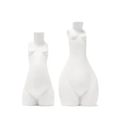 Anissa Kermiche Maison<Bougeoir Tit For Tat Court (Blanc Mat)