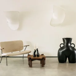 Anissa Kermiche Maison<Bougeoir Tit For Tat Court (Noir Mat)