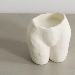 Anissa Kermiche Maison<Bougie Popotin (Blanc)