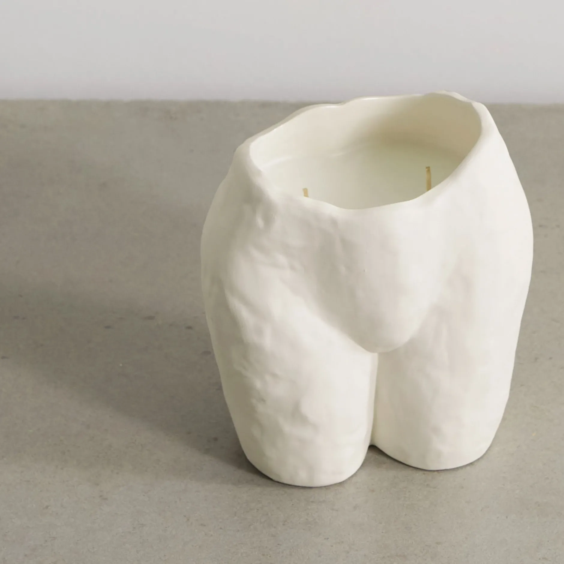 Anissa Kermiche Maison<Bougie Popotin (Blanc)