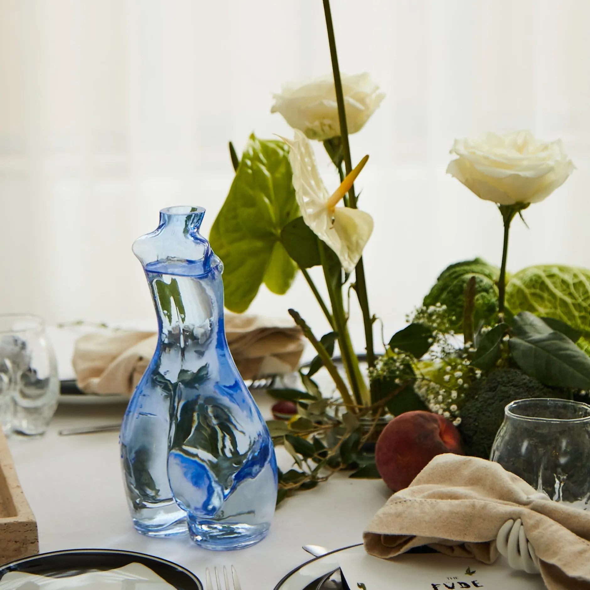 Anissa Kermiche Maison<Carafe En Verre (Ceruleen)