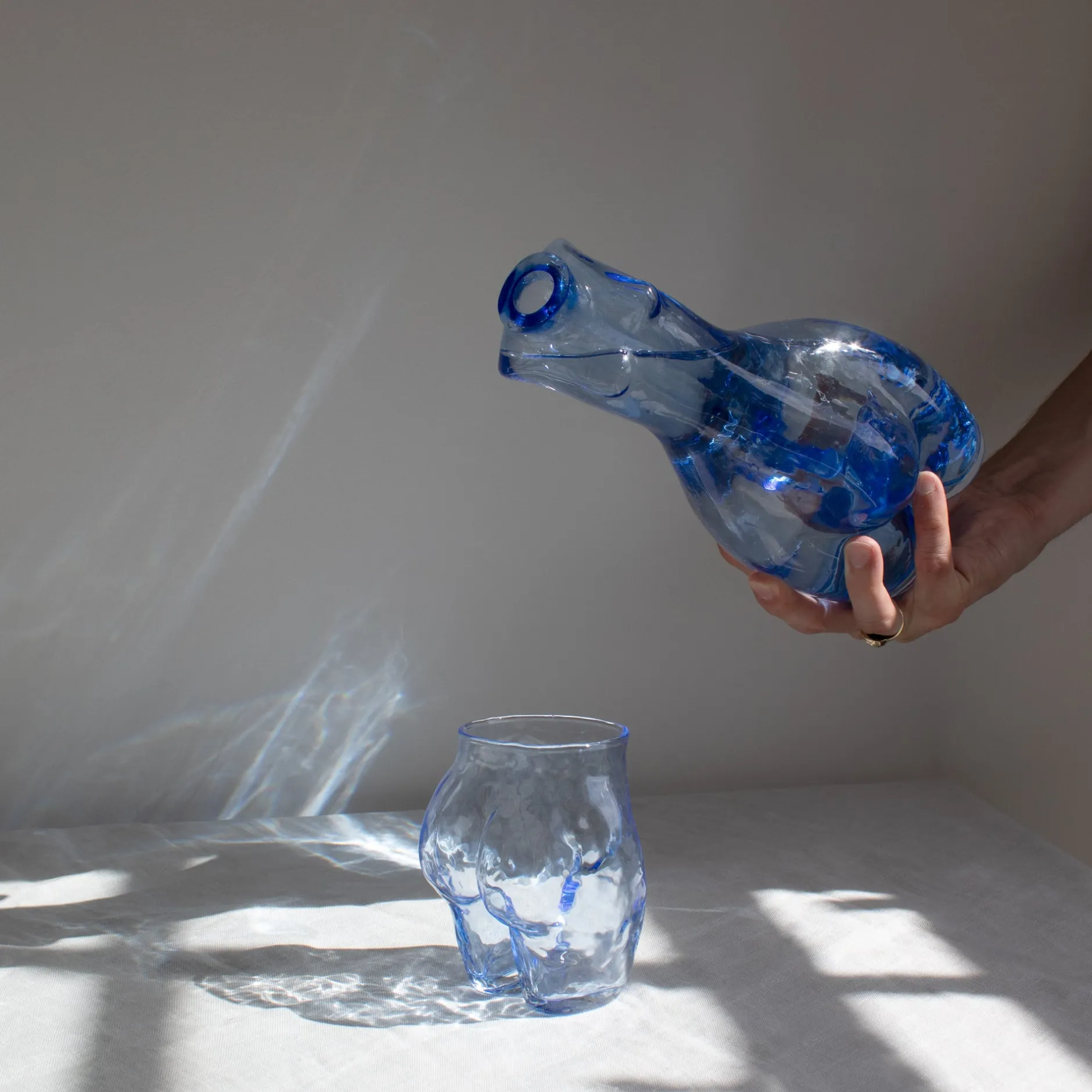 Anissa Kermiche Maison<Carafe En Verre (Ceruleen)