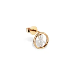 Anissa Kermiche Des Boucles D'Oreilles<Clou D'Oreille En Perles Circle Trio