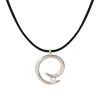 Anissa Kermiche Colliers<Collier Corde Charmeur (Argent)