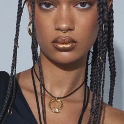 Anissa Kermiche Colliers<Collier Corde Charmeur (Or)