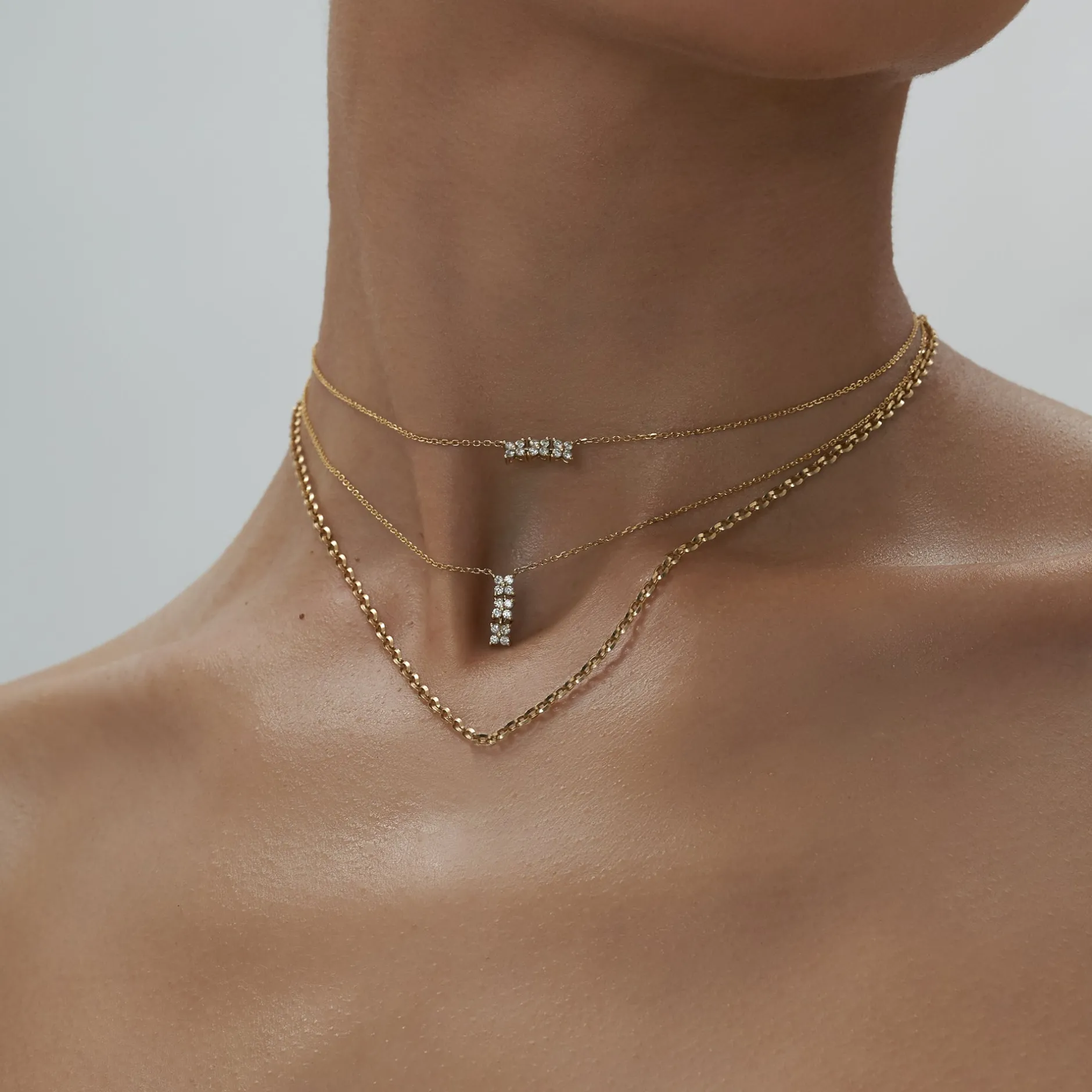 Anissa Kermiche Colliers<Collier Horizontal Bronte Dore