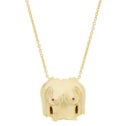 Anissa Kermiche Colliers<Collier Rubis Boobies (Ponce)