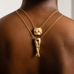 Anissa Kermiche Colliers<Collier Rubis Boobies (Ponce)