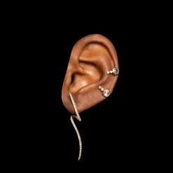 Anissa Kermiche Des Boucles D'Oreilles<Mini Boucle D'Oreille Topaze Blanche