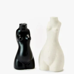 Anissa Kermiche Maison<Paire De Salieres Et Poivrieres Pour Le Corps (Beige, Noir)