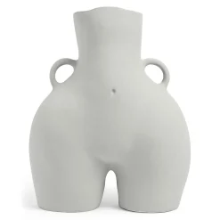 Anissa Kermiche Maison<Vase Avec Poignees D'Amour (Gris Clair)