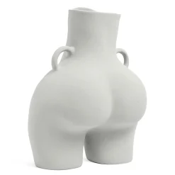 Anissa Kermiche Maison<Vase Avec Poignees D'Amour (Gris Clair)