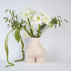 Anissa Kermiche Maison<Vase Poignees D'Amour (Beige Mouchete)