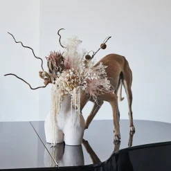 Anissa Kermiche Maison<Vase Poignees D'Amour (Beige Mouchete)