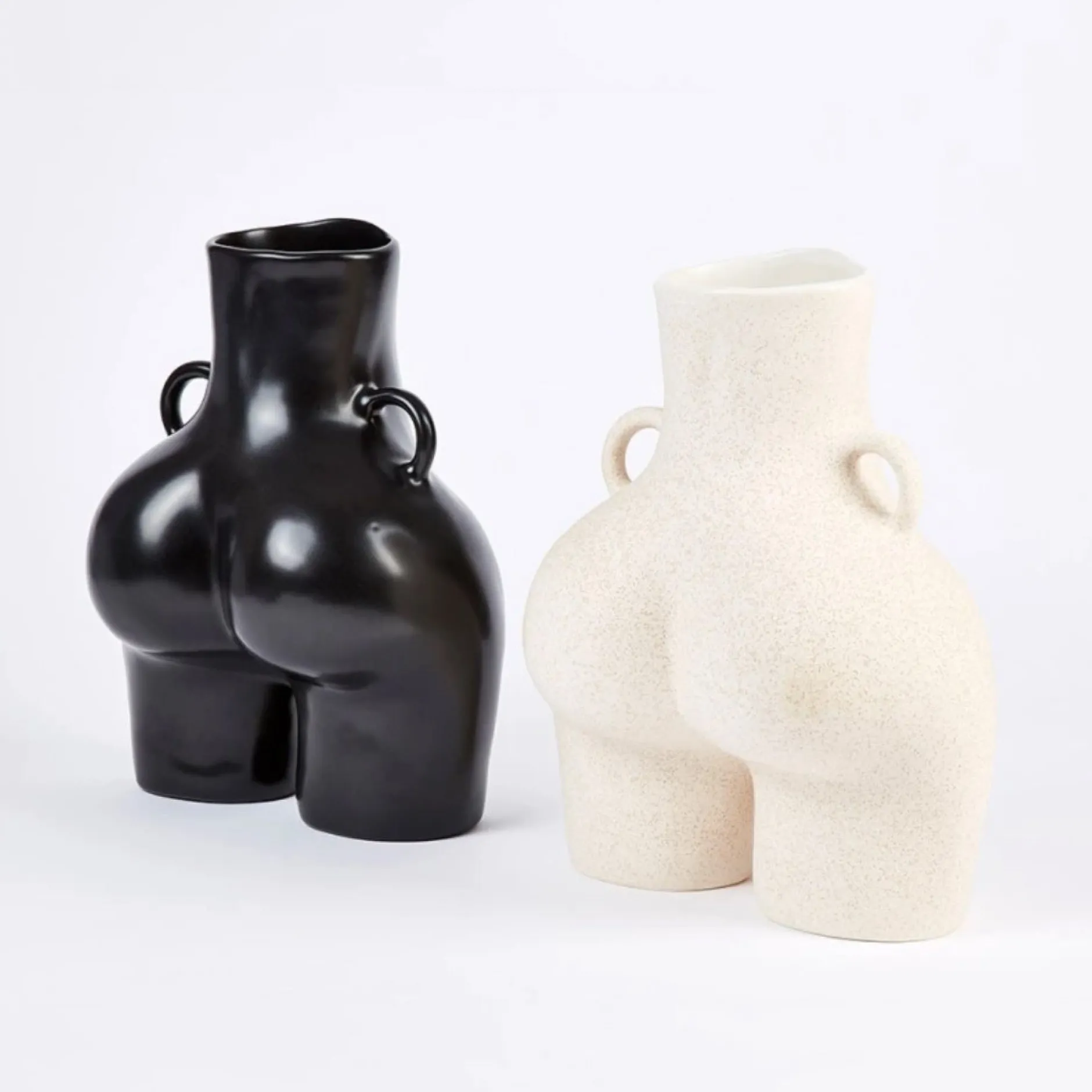 Anissa Kermiche Maison<Vase Poignees D'Amour (Beige Mouchete)