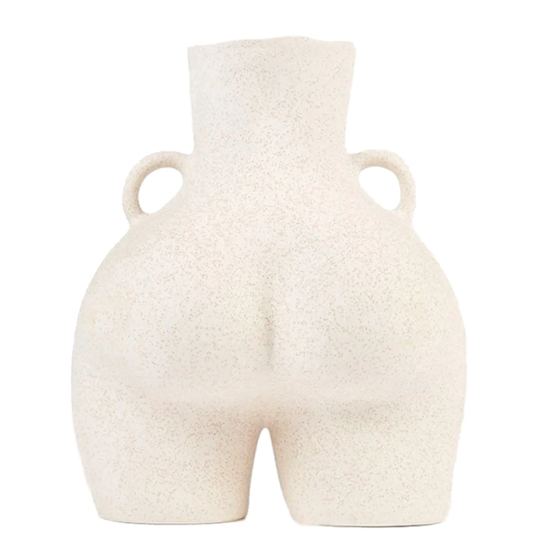Anissa Kermiche Maison<Vase Poignees D'Amour (Beige Mouchete)
