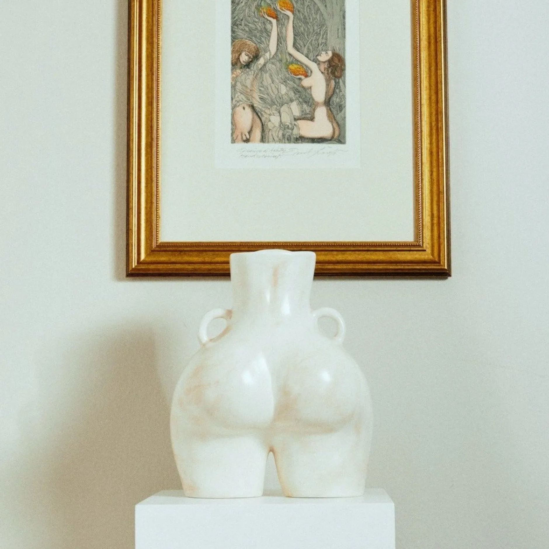 Anissa Kermiche Maison<Vase Poignees D'Amour (Marbre)