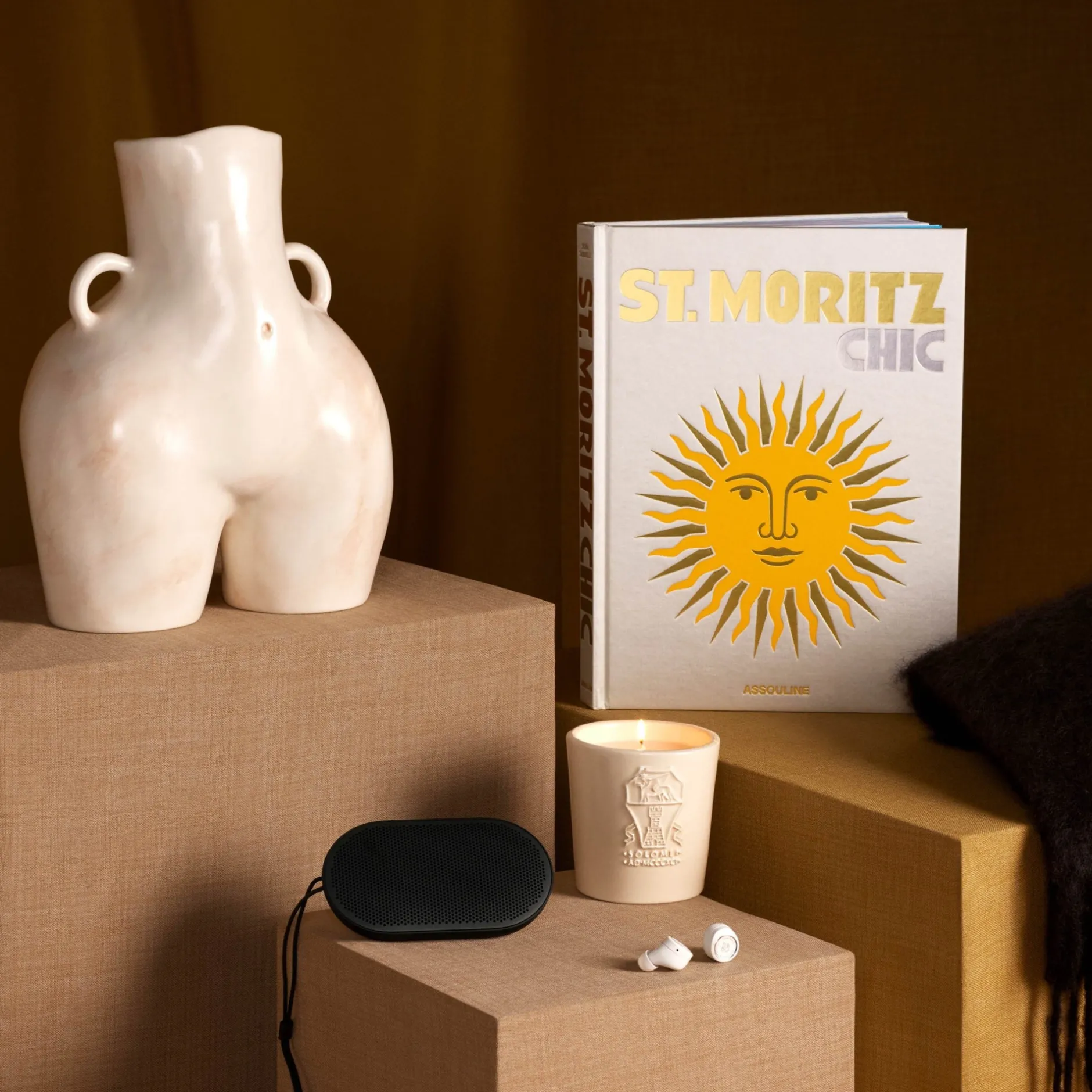 Anissa Kermiche Maison<Vase Poignees D'Amour (Marbre)
